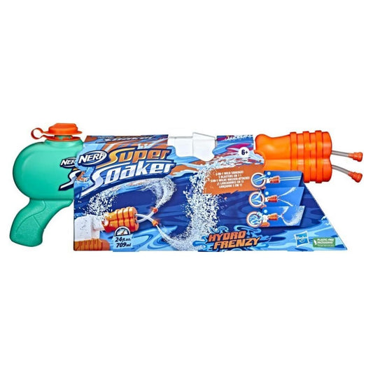 Nerf Super Soaker Hydro Frenzy Wild 3-In-1 Soaking Fun 6+