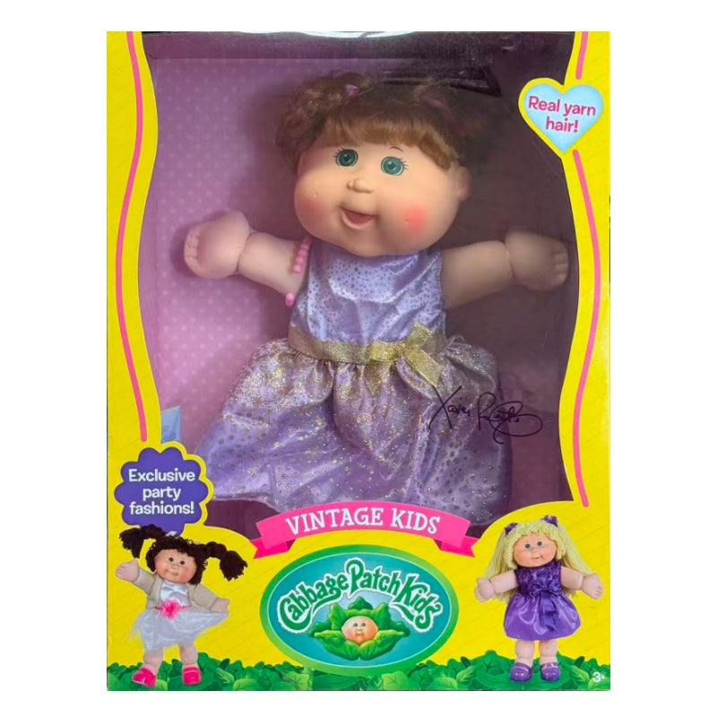 14" Cabbage Patch Kids Vintage Kids - Purple Dress