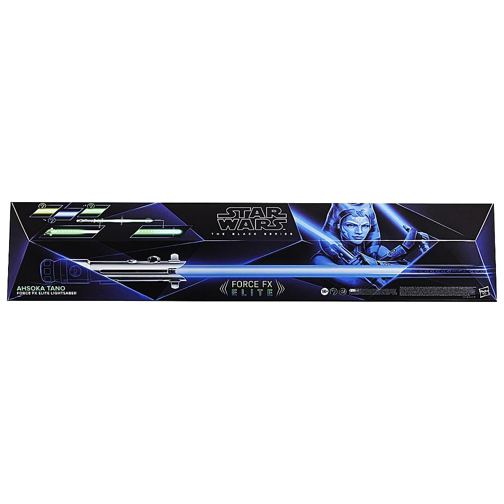 Star Wars The Black Series Ahsoka Tano Force FX Elite Lightsaber with Advanced LEDs and Sound Effects, Adult Collectible