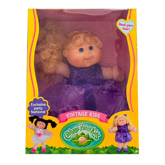 14" Cabbage Patch Kids Vintage Kids - Purple Dress
