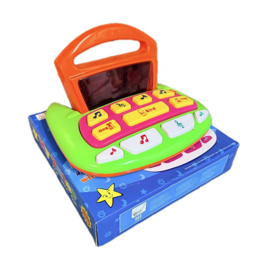 Battery Operated "My Tutor" Kids Learning Toy – Music & Animal Sounds Educational Computer
