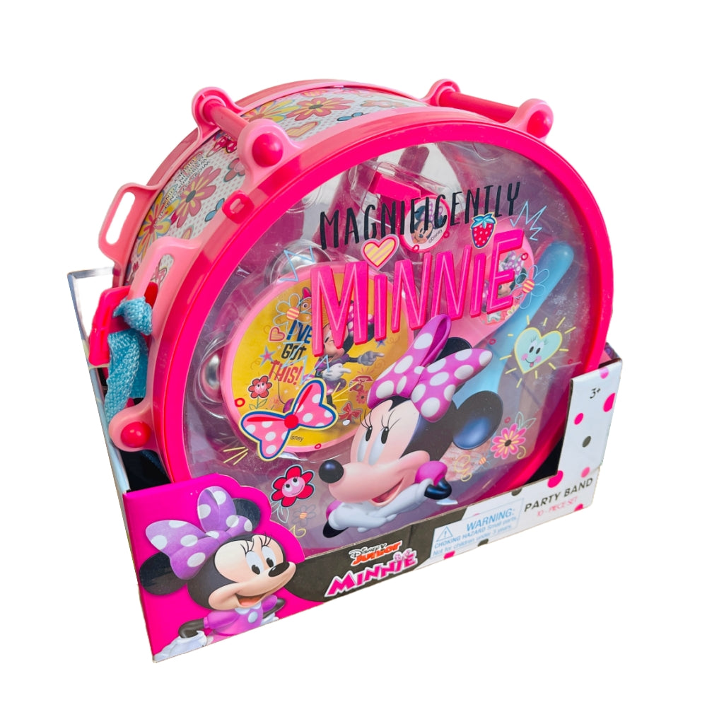 Disney Junior Minnie 10pcs Party Band Drum & Instruments Music Toy