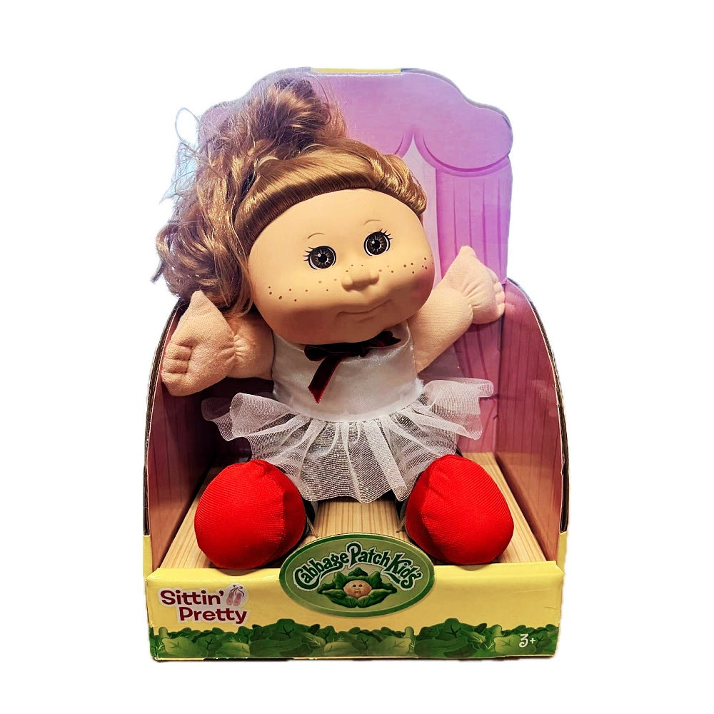 12" Cabbage Patch Kids Sittin Pretty Doll White Tutu Fashion
