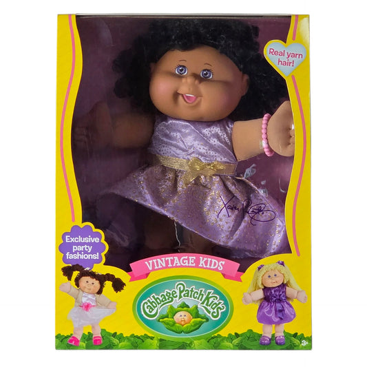 Cabbage Patch Kids Vintage Kids 14"- Purple Dress