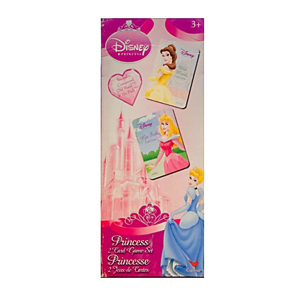 Disney Kids Card Game 3-Pack Set: Fairies, Princess, Cars (Ages 3+)