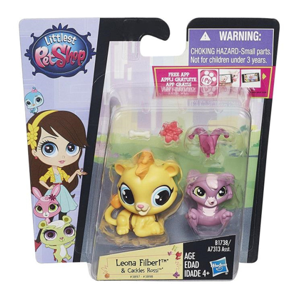 6 X Hasbro Littlest Pet Shop Includes: Pet, Pet Friends & Deco Bits Action Figure Bundle