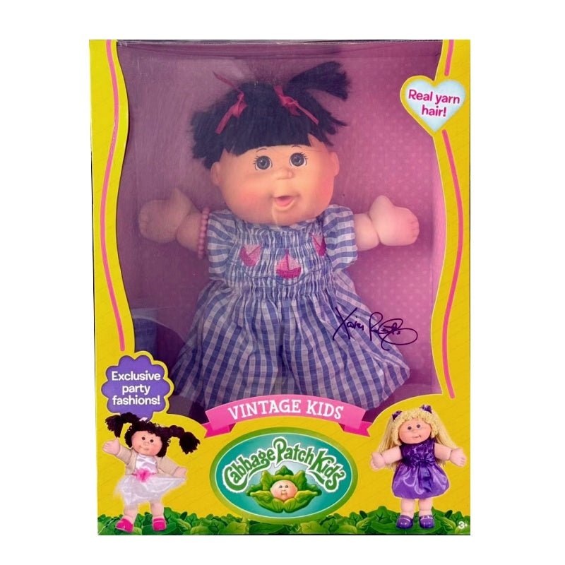 Cabbage Patch Kids Vintage Kids 14"- Classic Blue & White Stripe Dress