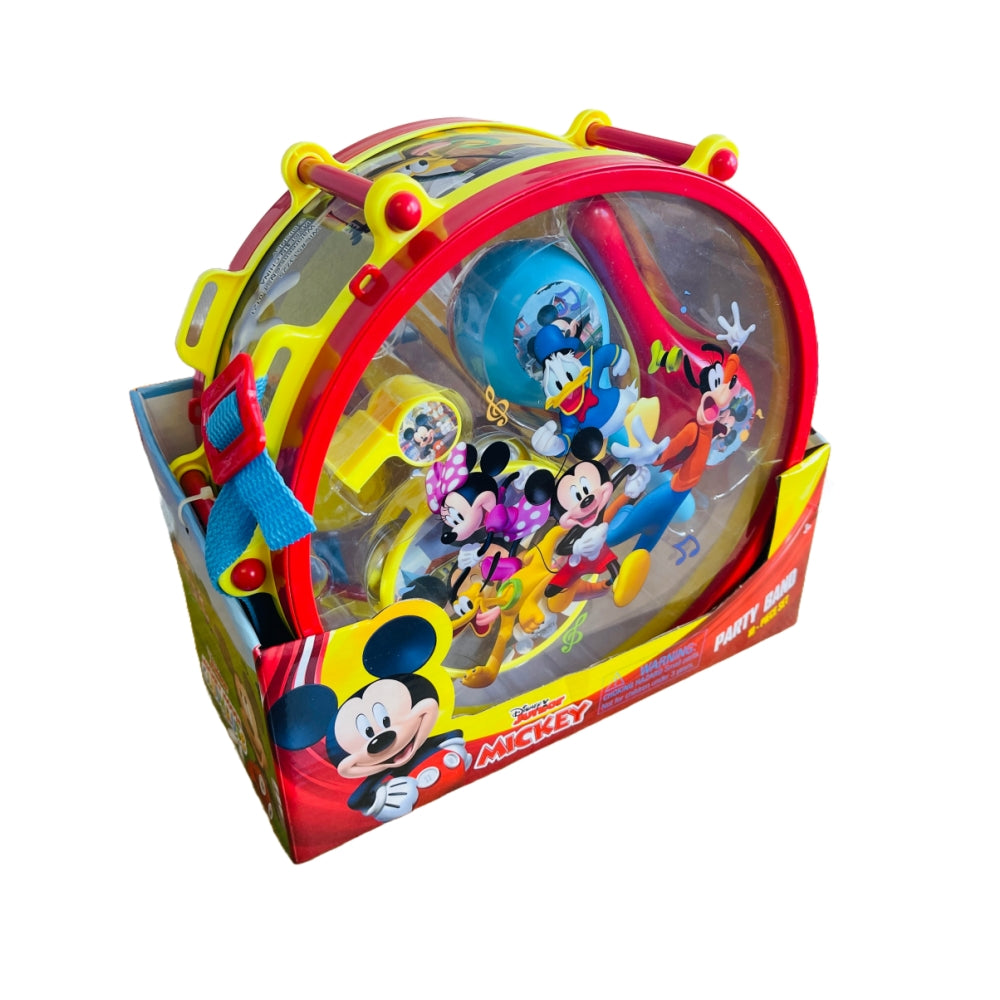 Disney Junior Mickey Mouse Clubhouse 10pcs Party Band Drum & Instruments Music Toy