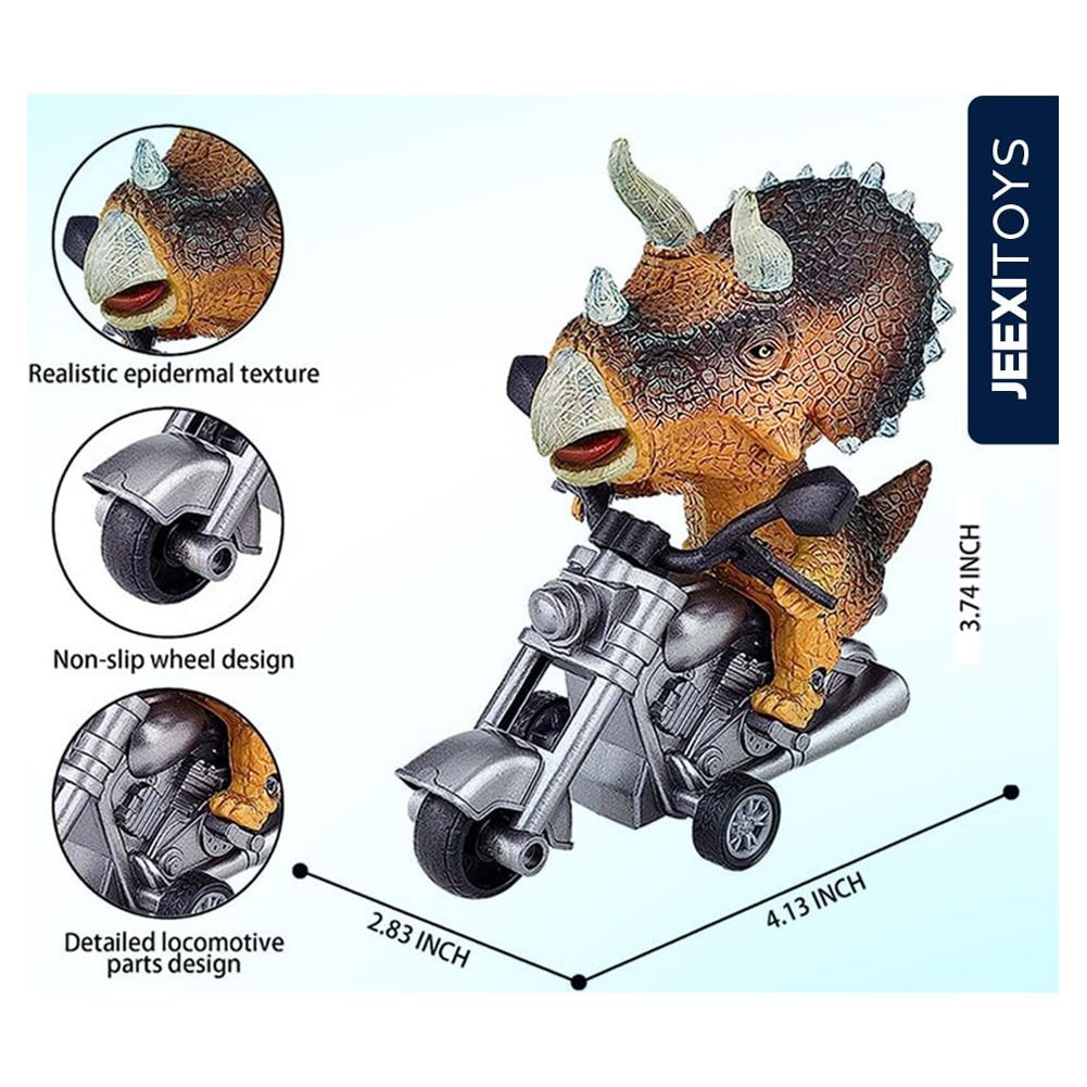 Dinosaur Friction Powered Motorbike Vehicles