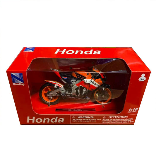 New Ray 1/18 Scale Honda RCV 5" Die-Cast Motorbike Model