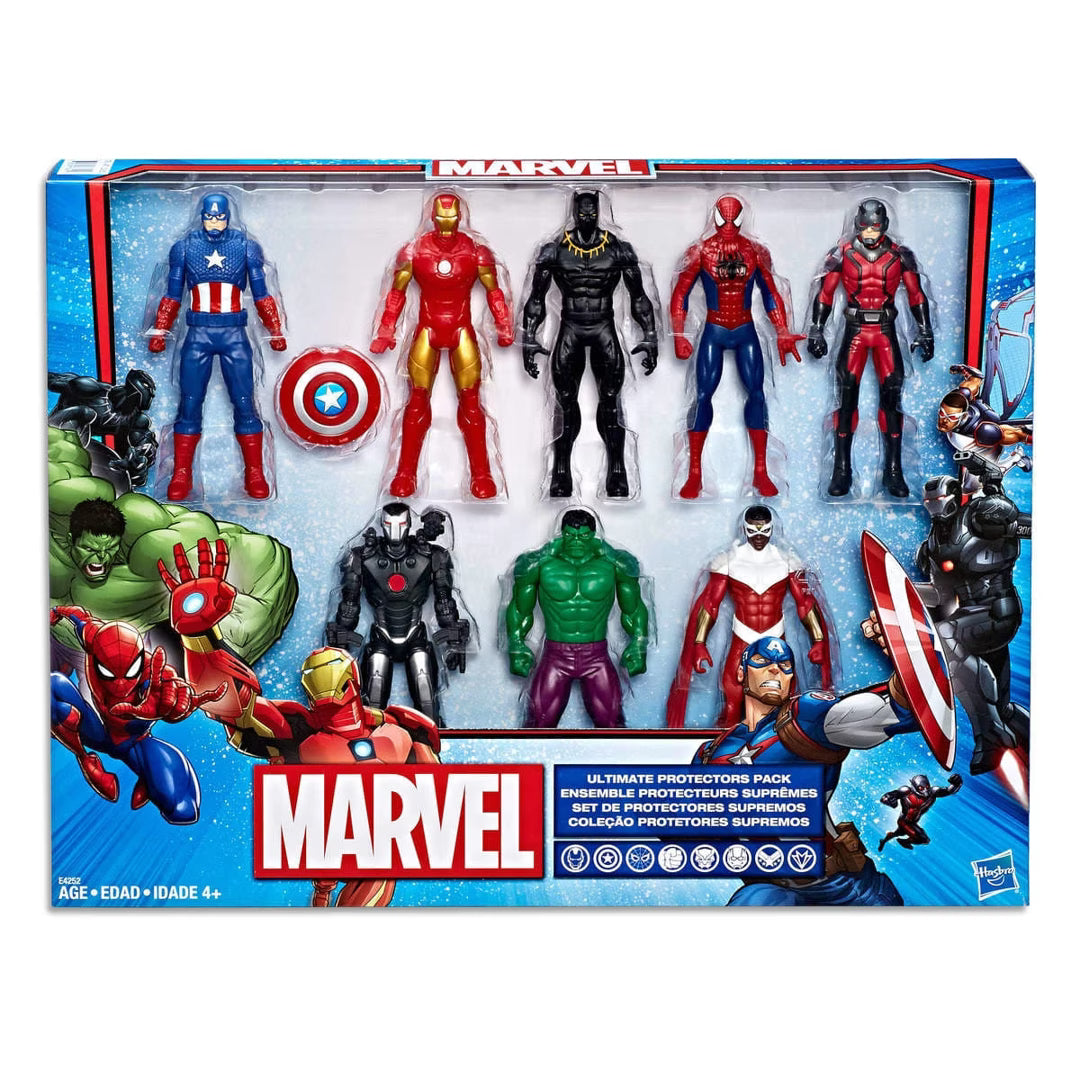 Hasbro Marvel Super Heroes Ultimate Protectors Pack Includes 8 x Action Figures 6" each