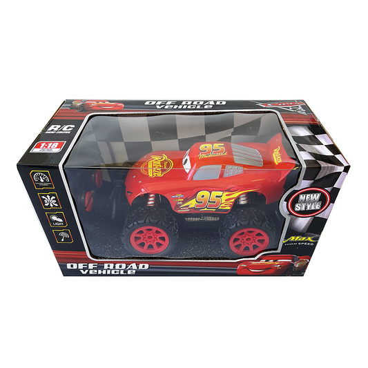 Cars Lightning McQueen Remote Control Off Road Vehicle 1:18