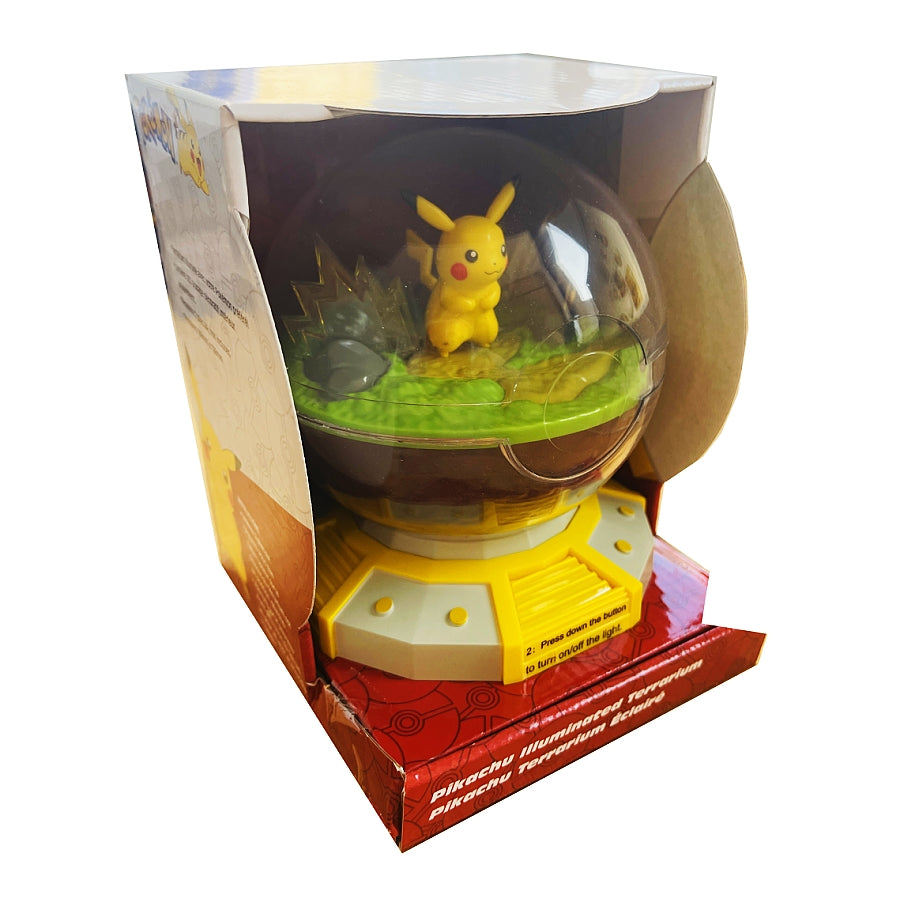 Pokemon Illuminated Terrarium Squirtle, Pikachu, Bulbasaur & Charmander