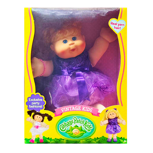 16" Cabbage Patch Kids Vintage Kids - Purple Dress