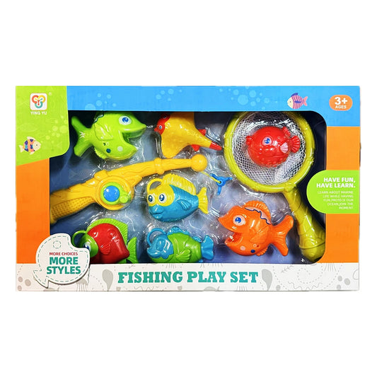 9PCS Fishing Play Set Kids Bath Swim Water Toy
