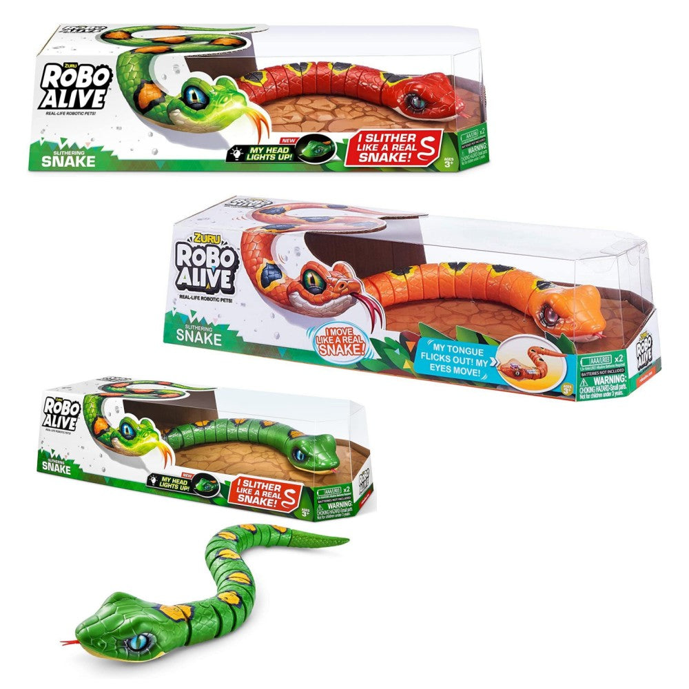 ZURU Robo Alive Slithering Snake Battery-Powered Robotic Toy