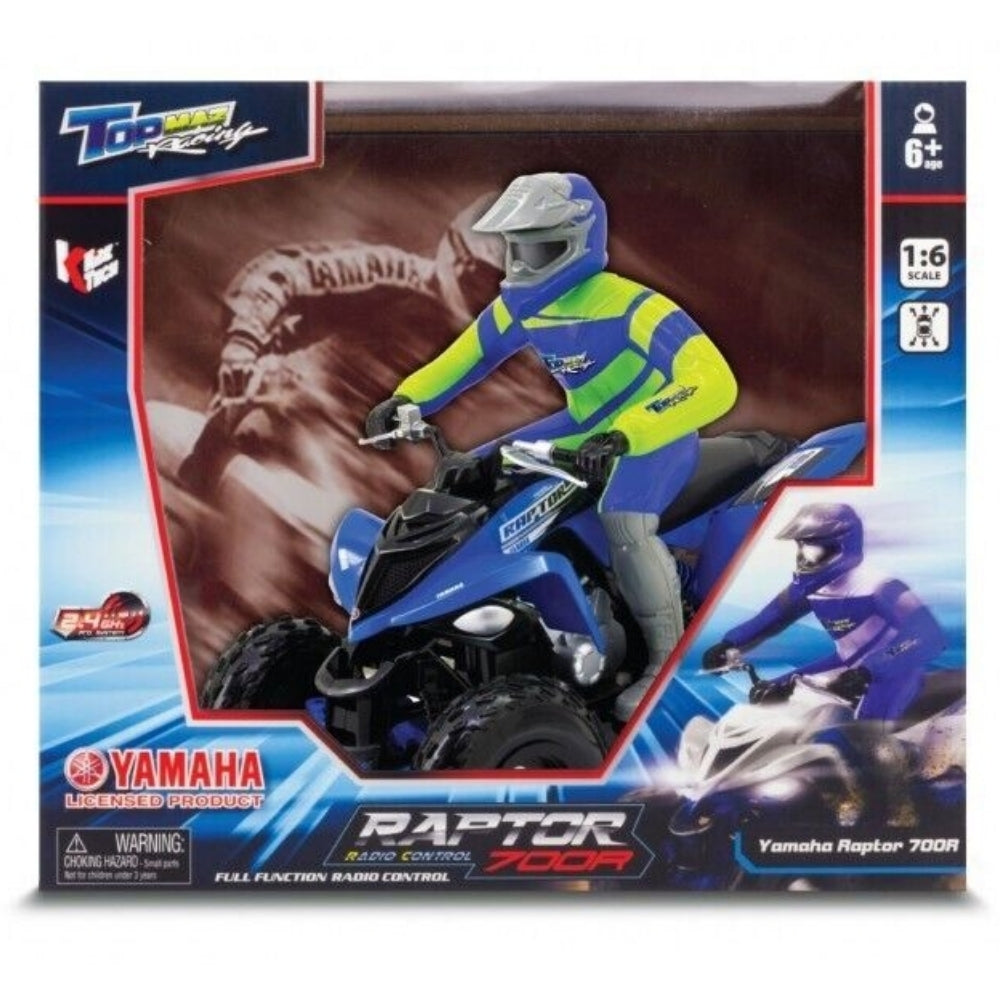 Kidz Tech Top Maz Racing Yamaha Raptor 700R Radio Control 6+