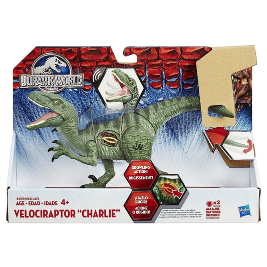 Hasbro Jurassic World Velociraptor “Charlie” Dinosaur