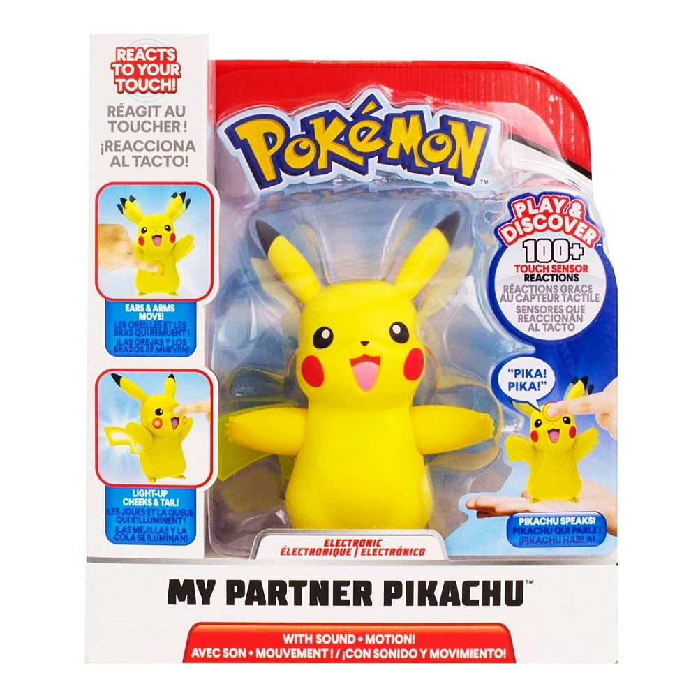 Pokémon My Partner Pikachu Electronic & Interactive Toy with Sound & Motion