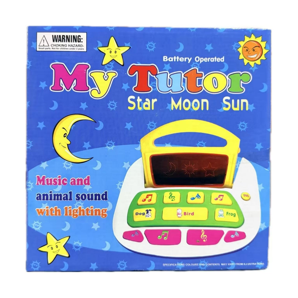 Battery Operated "My Tutor" Kids Learning Toy – Music & Animal Sounds Educational Computer