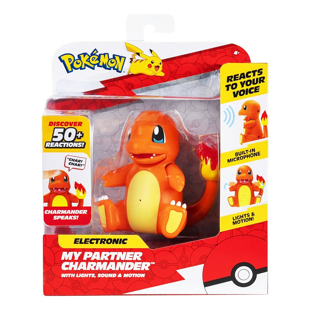 Pokémon My Partner Charmander Electronic & Interactive Toy with Sound & Motion