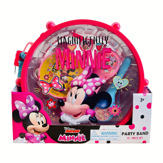 Disney Junior Minnie 10pcs Party Band Drum & Instruments Music Toy