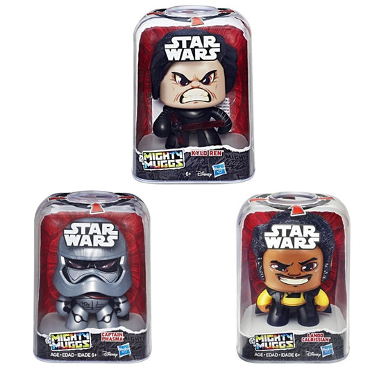 Star Wars Mighty Muggs Kylo Ren, Lando Calrissian, Captain Phasma