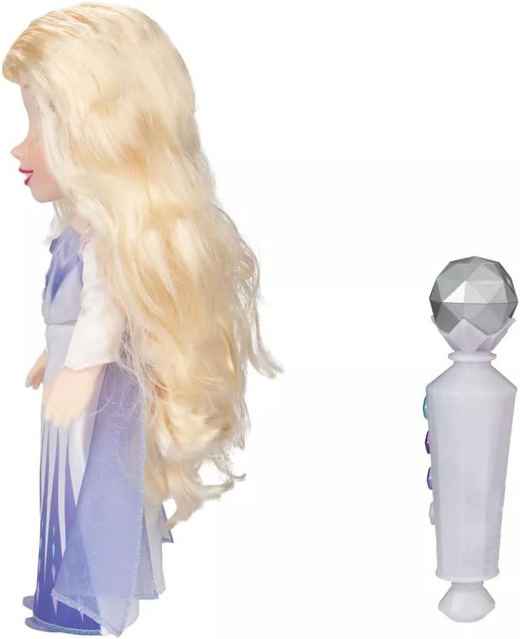 Disney Frozen Elsa Singing Along Elsa Doll Sing a Duet with Real-Working Microphone!