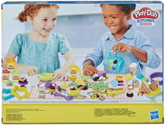 Hasbro Play-Doh Kitchen Creations Coffee 'n Tea Party Playset 15+ Pieces