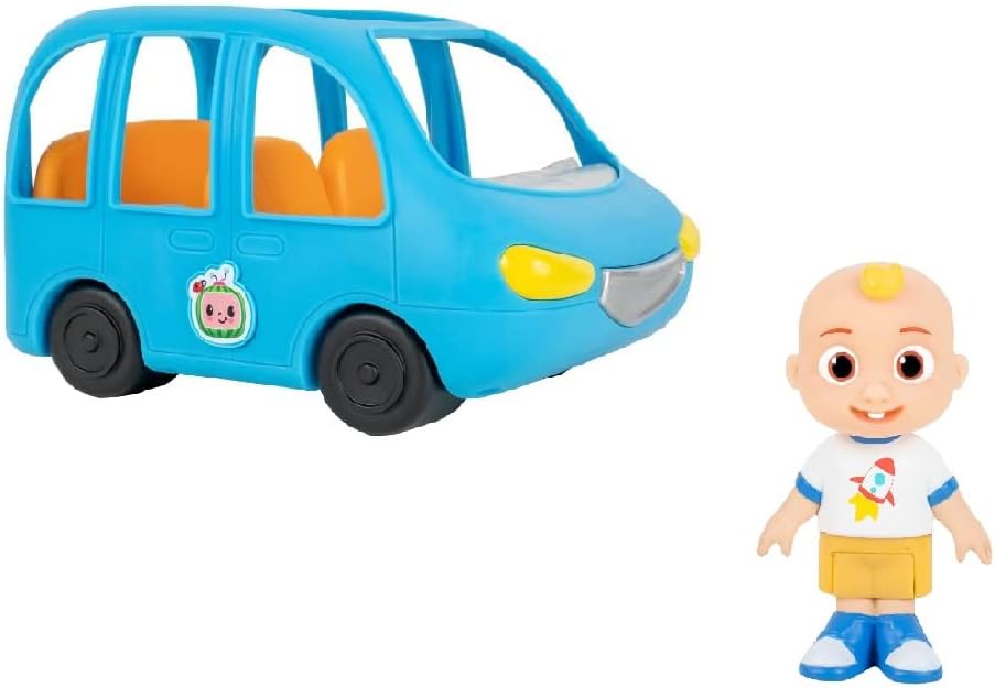 Cocomelon Kids Deluxe Family Fun Car Toy and Action Figure (Russian Version)