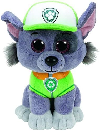 9" Ty Paw Patrol Beanie Babies - Rubble, Tracker, Rocky and Zuma
