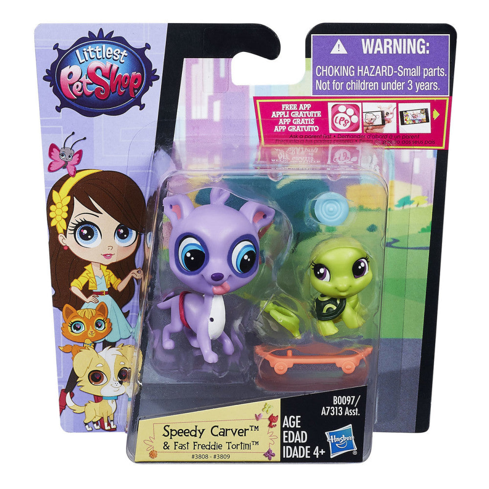 6 X Hasbro Littlest Pet Shop Includes: Pet, Pet Friends & Deco Bits Action Figure Bundle
