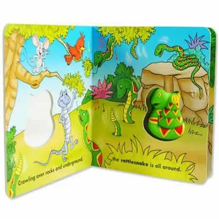 Squeaky Toy Board Books - Jungle Animal Squeaky Zoo Series - Set of 4