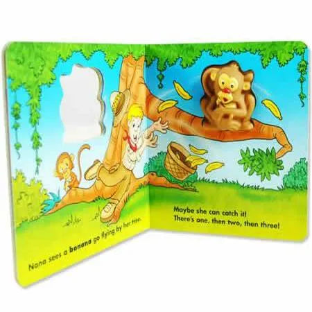 Squeaky Toy Board Books - Jungle Animal Squeaky Zoo Series - Set of 4