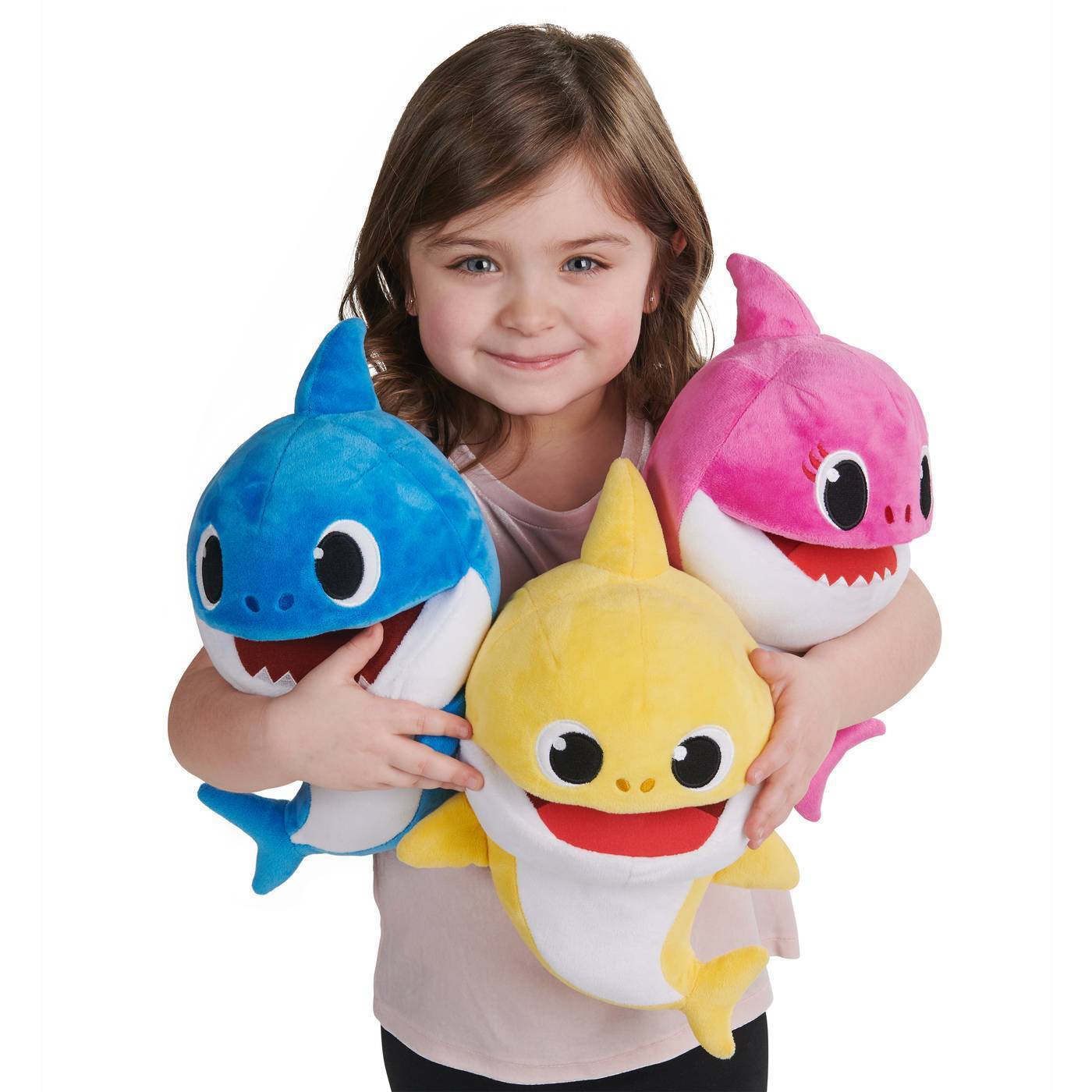 12" Pink Fong Baby Shark Song Puppets with Tempo Control