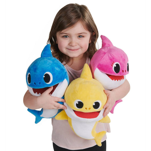 12" Pink Fong Baby Shark Song Puppets with Tempo Control