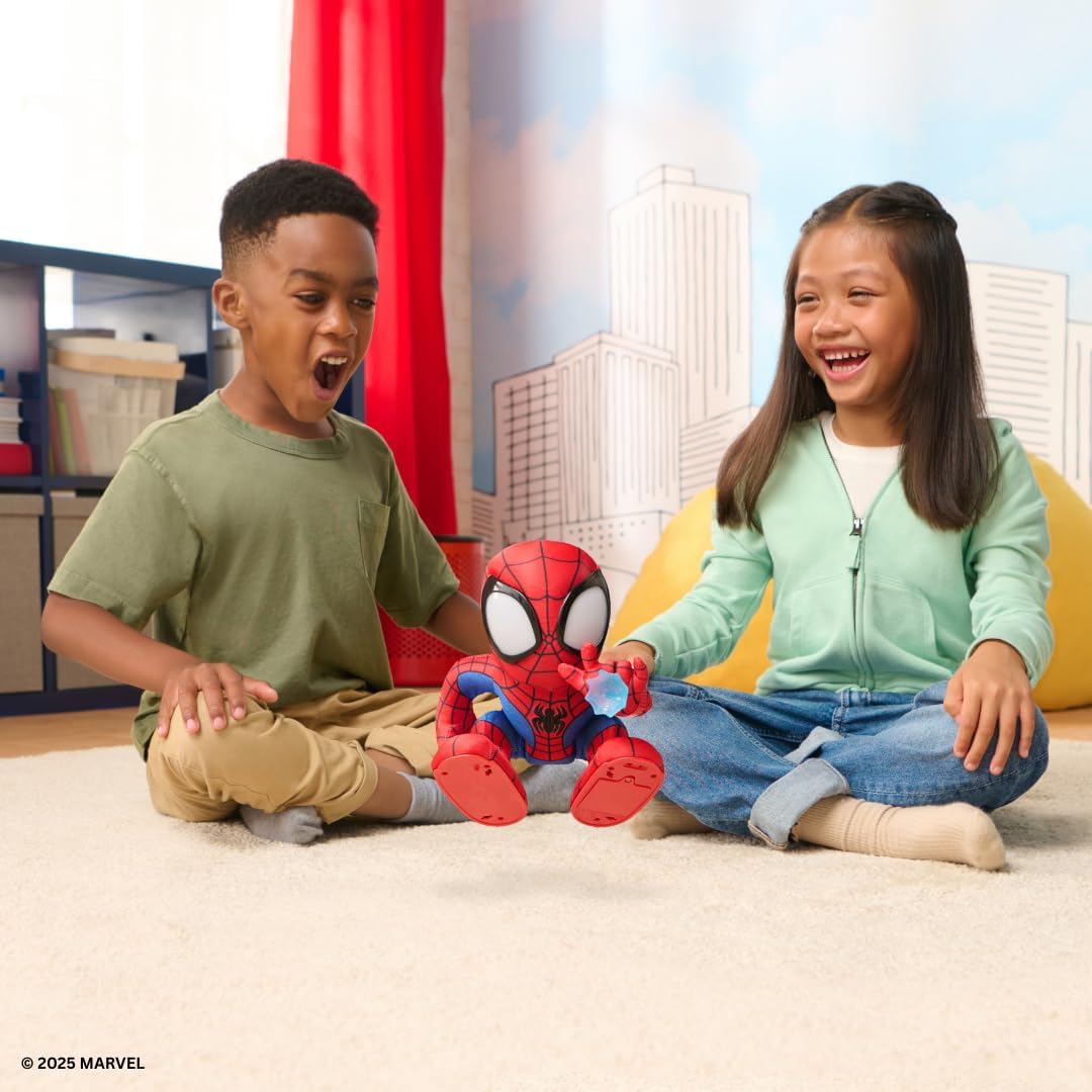 Spidey & His Amazing Friends Feature Plush Amazing Flip Spidey