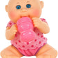 Cabbage Patch Kids, Drink N' Wet Newborn Baby Doll - Baby Girl in Pink Flower Fashion