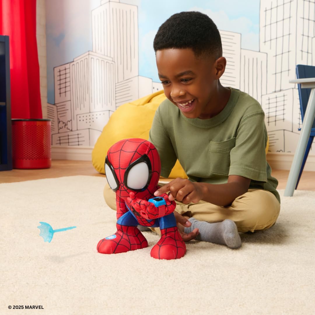Spidey & His Amazing Friends Feature Plush Amazing Flip Spidey