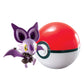 TOMY Pokemon Noibat + Poke Ball Action Figure