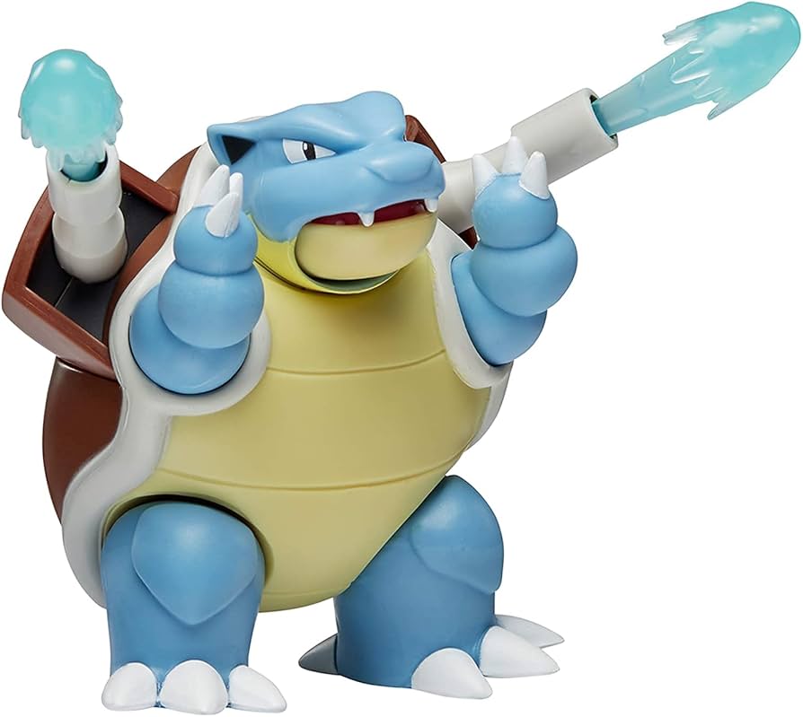 4" Pokémon Battle Ready! Battle Feature Figure - Blastoise Action Figure