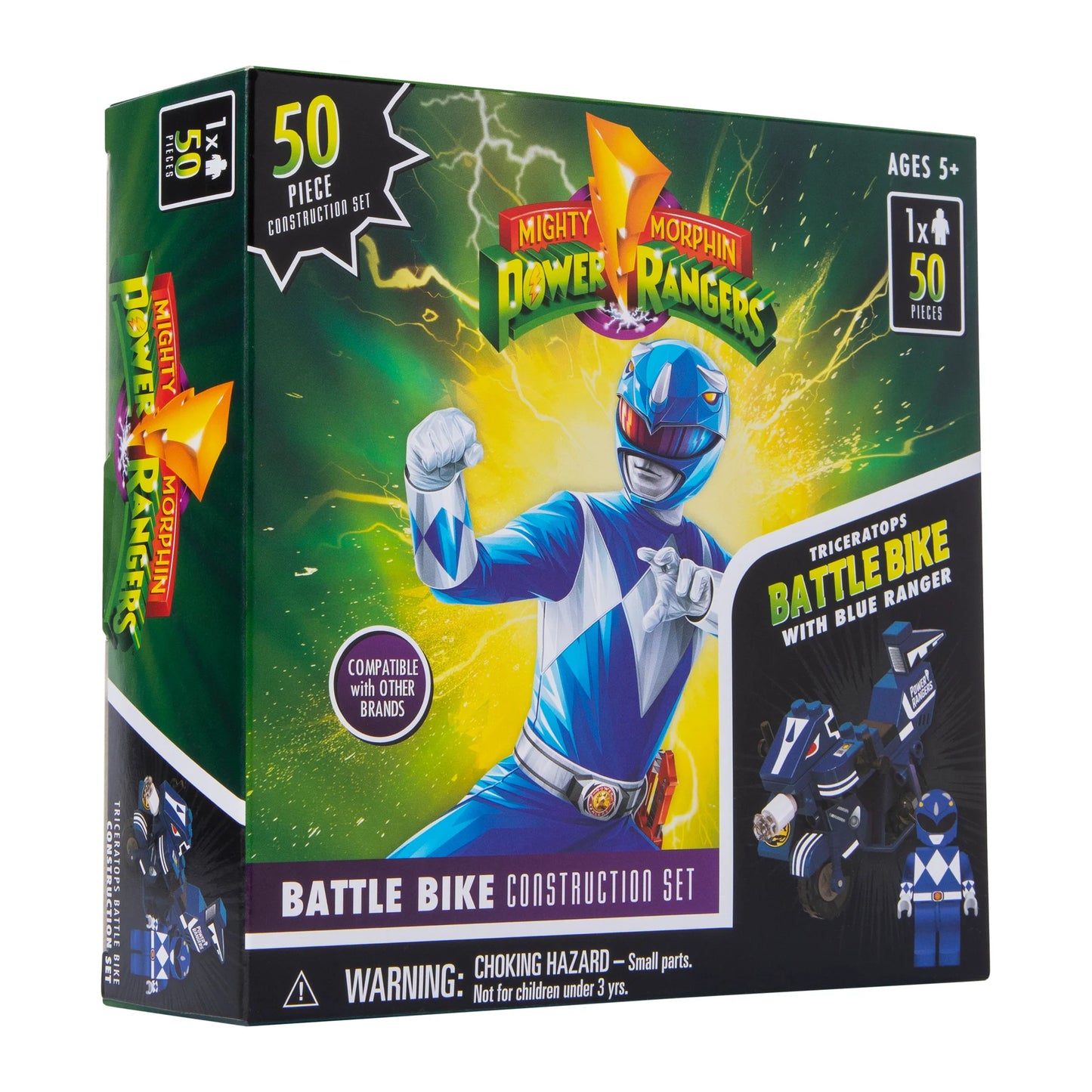 Hasbro Mighty Morphin Power Rangers 50 Piece Battle Bike Construction Sets