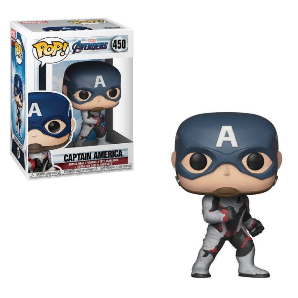 Funko POP! Marvel Avengers Vinyl Bobble-Head Figure Captain America #450
