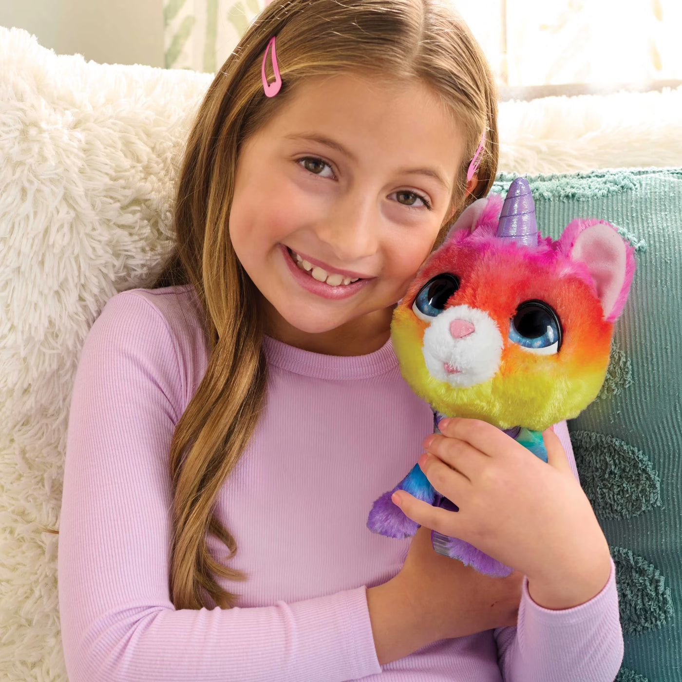 Hasbro Furreal Walk-A-Lots Big Wags Unicorn Cat Toy