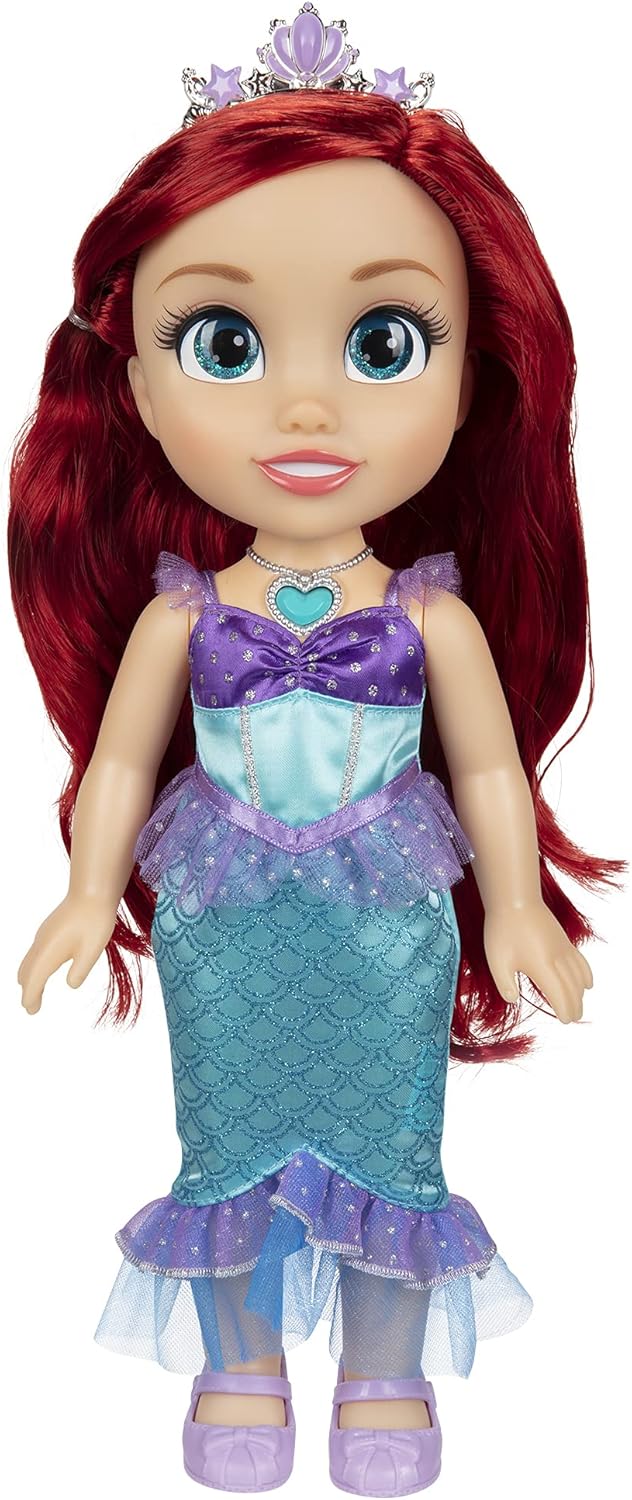 Disney Princess Ariel Sing & Shimmer Toddler Doll, Sings Part of Your World