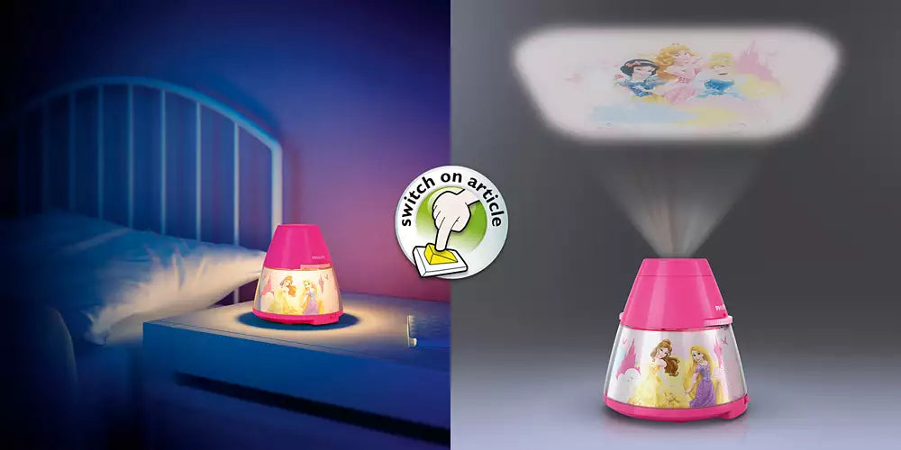 Philips LED Disney Princess 2-in-1 Projector & Night Light Imaginative Lighting