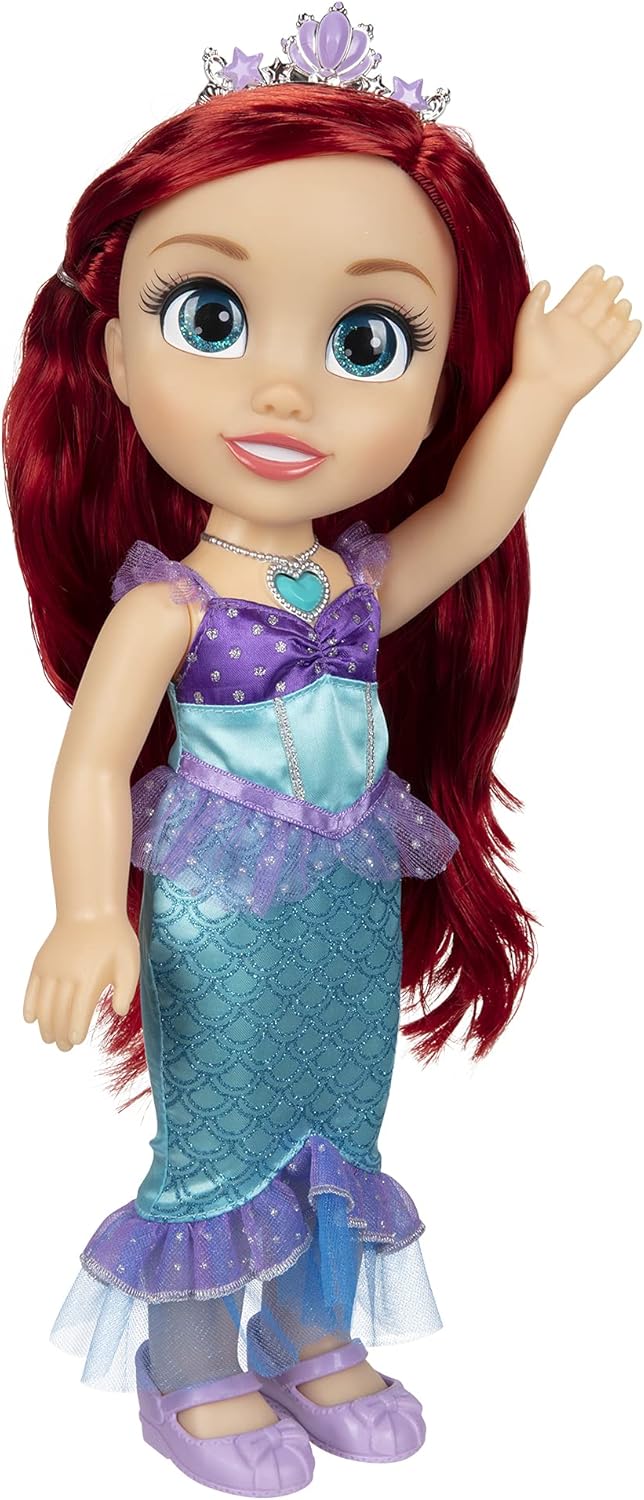 Disney Princess Ariel Sing & Shimmer Toddler Doll, Sings Part of Your World