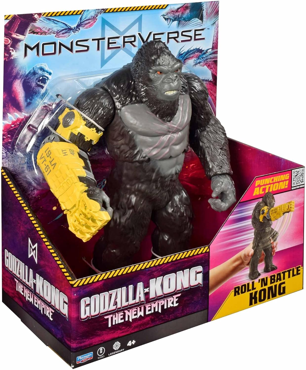 Godzilla x Kong The New Empire 11" Giant Kong Roll N Battle