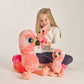 16" Ty Beanie Boos - Gilda the Pink Flamingo Large Soft Toy