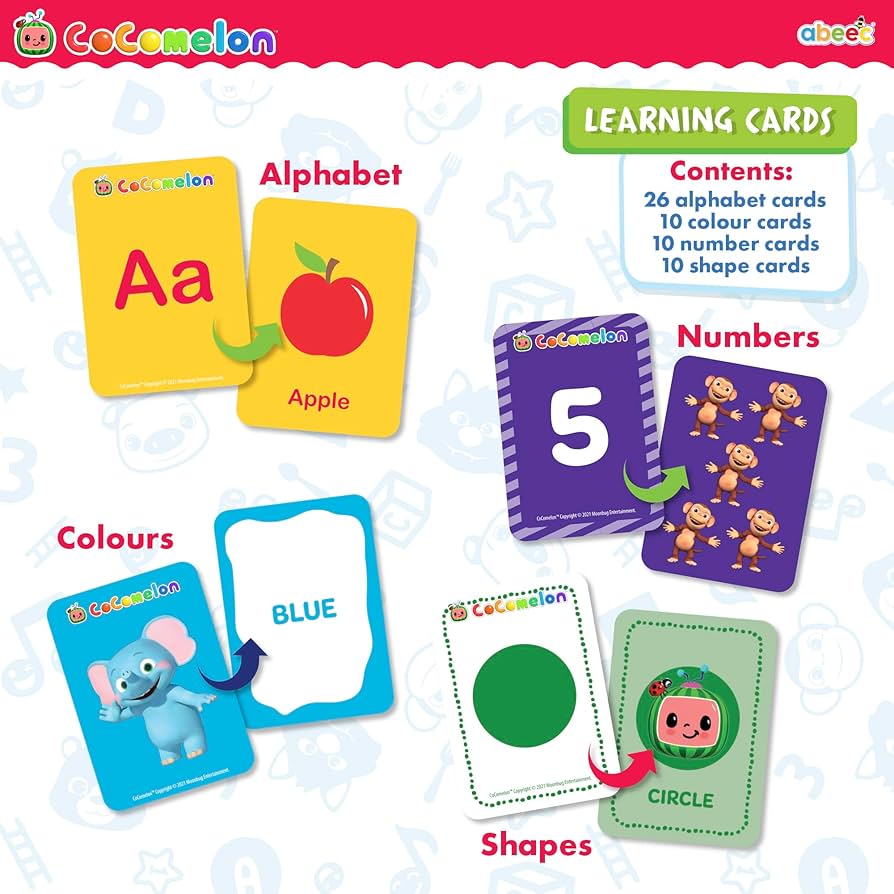 Cocomelon My First Cards - Learning Cards/Alphabet Cards
